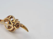 Load image into Gallery viewer, 4879: Vintage: Neat & Petite cabochon White Opal Pin Brooch- excellent