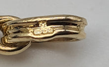 Load image into Gallery viewer, 4955: Vintage: 9ct Gold Simulated Diamonds Cross Pendant- lovely