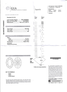 0841: Modern Platinum 1CT  Diamond Solitaire- GIA Certificate E Colour S1i Clarity