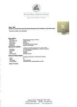 Load image into Gallery viewer, 1867 Vintage: 18ct White Gold Emerald Cut Blue Aquamarine Diamonds Cocktail Ring
