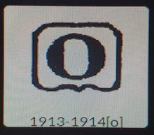 Load image into Gallery viewer, 2572- Antique 15ct Gold Geometric Set Turquoises Ring- From 1913
