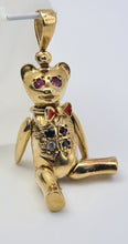 Load image into Gallery viewer, 0100: Vintage: 9ct Gold &quot;Golden Teddy Bear&quot; Pendant- charming, baby bear. Statement weight.
