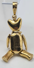 Load image into Gallery viewer, 0100: Vintage: 9ct Gold &quot;Golden Teddy Bear&quot; Pendant- charming, baby bear. Statement weight.
