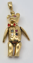 Load image into Gallery viewer, 0100: Vintage: 9ct Gold &quot;Golden Teddy Bear&quot; Pendant- charming, baby bear. Statement weight.
