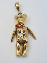 Load image into Gallery viewer, 0100: Vintage: 9ct Gold &quot;Golden Teddy Bear&quot; Pendant- charming, baby bear. Statement weight.
