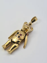 Load image into Gallery viewer, 0100: Vintage: 9ct Gold &quot;Golden Teddy Bear&quot; Pendant- charming, baby bear. Statement weight.
