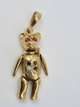 Load image into Gallery viewer, 0100: Vintage: 9ct Gold &quot;Golden Teddy Bear&quot; Pendant- charming, baby bear. Statement weight.
