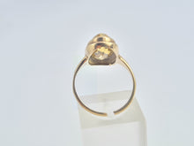 Load image into Gallery viewer, 7018: Vintage:(1996) Large Oval Lemon Citrine Dress Ring- lovely cut and colours
