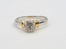 Load image into Gallery viewer, A9008: 18ct Gold Marquise Cut Diamonds Trilogy Dress Ring- 18ct Yellow Gold Detail- Lovely
