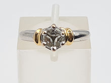 Load image into Gallery viewer, A9008: 18ct Gold Marquise Cut Diamonds Trilogy Dress Ring- 18ct Yellow Gold Detail- Lovely
