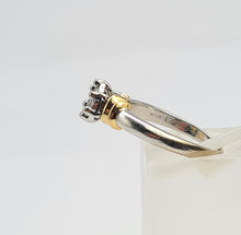 Load image into Gallery viewer, A9008: 18ct Gold Marquise Cut Diamonds Trilogy Dress Ring- 18ct Yellow Gold Detail- Lovely
