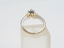 Load image into Gallery viewer, A9008: 18ct Gold Marquise Cut Diamonds Trilogy Dress Ring- 18ct Yellow Gold Detail- Lovely
