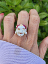 Load image into Gallery viewer, 7628: Vintage/Antique: (1940&#39;s) 18ct Gold Japanese Toshikane Porcelain Ring- Rare
