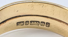 Load image into Gallery viewer, A7695: Vintage; Heavy Ruby Eyed 9ct Gold Snake Ring- Hallmarked in 1965- Ssssplendid
