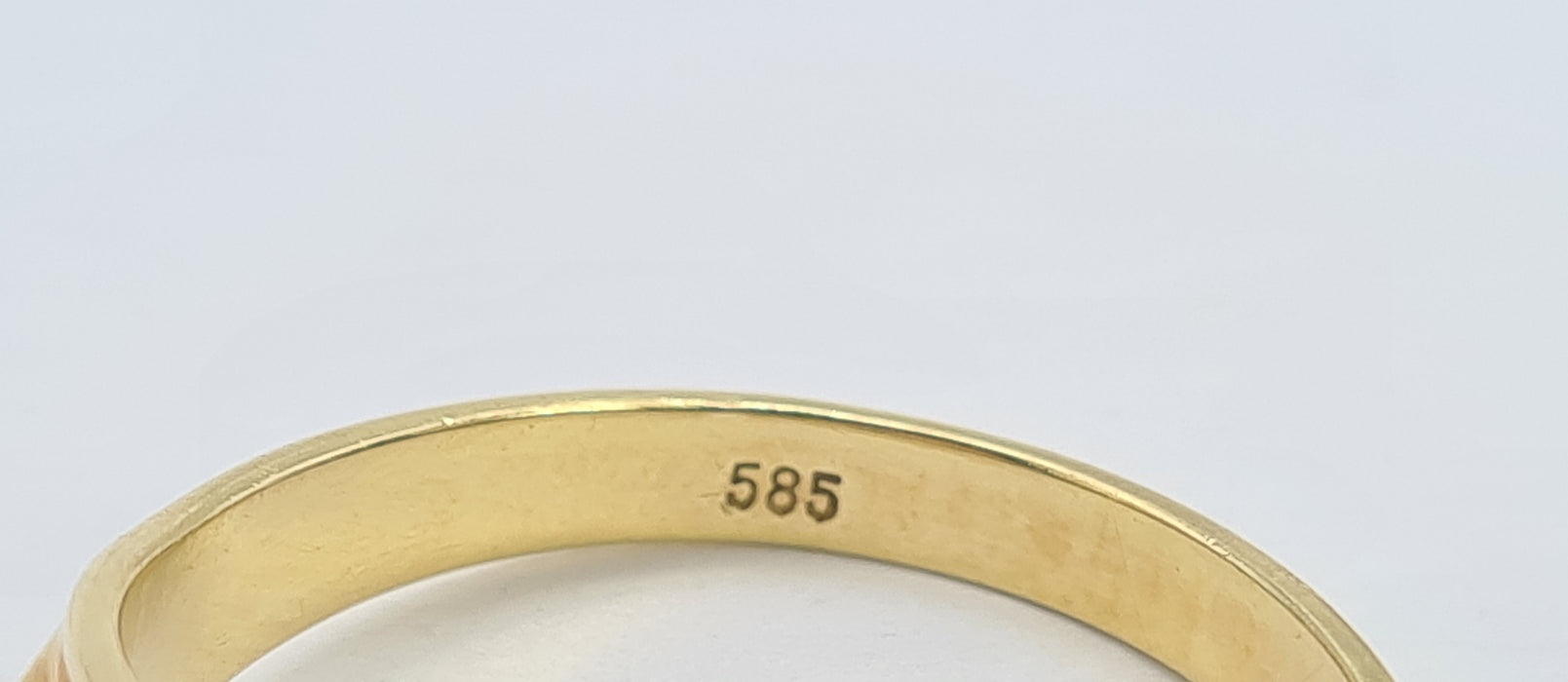 6222 Vintage 14ct Gold Art Deco Style Tourmaline Diamonds Cocktail Ring