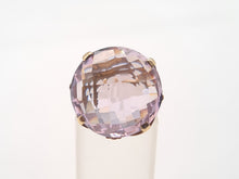 Load image into Gallery viewer, A8176: Vintage: Large (15ct) Lilac Amethyst 9ct Gold Cocktail Ring- Hallmarked in 1967
