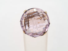 Load image into Gallery viewer, A8176: Vintage: Large (15ct) Lilac Amethyst 9ct Gold Cocktail Ring- Hallmarked in 1967
