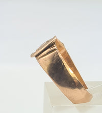 Load image into Gallery viewer, 0055: Antique: 9ct Rose gold Buckle/Stacker Ring- Date Mark 1863- 161 years old
