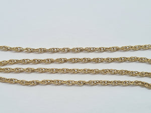 5599: Vintage: 9ct Gold "Prince of Wales" Chain (46cm) Pristine Condition - Fully Hallmarked