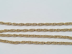 5599: Vintage: 9ct Gold "Prince of Wales" Chain (46cm) Pristine Condition - Fully Hallmarked