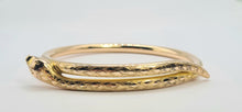 Load image into Gallery viewer, 0099: Antique: Rare 9ct Gold Wrist or Arm Snake Bangle - Date Mark 1925 -100 years old
