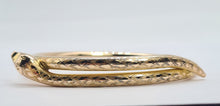 Load image into Gallery viewer, 0099: Antique: Rare 9ct Gold Wrist or Arm Snake Bangle - Date Mark 1925 -100 years old
