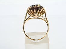 Load image into Gallery viewer, 0492: Vintage: 9ct Gold Smokey Quartz Solitaire Ring- Date Mark 1973
