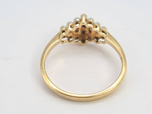 Load image into Gallery viewer, 0232: Vintage: 9ct Gold 23 Round Cut Diamonds Dress Ring- petite, sparkling, eye- catching
