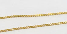 Load image into Gallery viewer, 0515: Vintage 9ct Gold Necklace (45cm) Rainbow Sapphires Pendant
