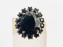 Load image into Gallery viewer, 0503: Vintage 9ct Gold 15 Austrailian Blue Sapphires- Magnificent
