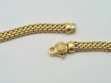 Load image into Gallery viewer, 0120:Vintage: 18ct Gold Milanese  Necklace 43cm Long 36.7grams- By FOPE Italian Jewellery
