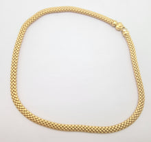 Load image into Gallery viewer, 0120:Vintage: 18ct Gold Milanese  Necklace 43cm Long 36.7grams- By FOPE Italian Jewellery
