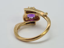 Load image into Gallery viewer, 0725: Vintage: Extraordinary 9ct Gol Round Cut Amethyst Ring - Date-Mark 1970
