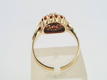 Load image into Gallery viewer, 0477: Vintage: 9ct Gold Pearl Corals Flower Head Ring - Date- Mark 1968
