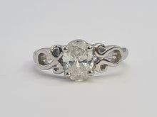 Load image into Gallery viewer, 0841: Modern Platinum 1CT  Diamond Solitaire- GIA Certificate E Colour S1i Clarity
