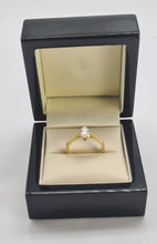 Load image into Gallery viewer, 0109:Vintage 18ct Gold Marquise Cut Diamond Solitaire- 0.41ct, VS2 clarity, colour E/F stone
