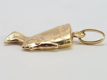 Load image into Gallery viewer, 0564: Vintage (1970&#39;s) 9ct Gold Egyptian Pharoah Charm/Pendant- excellent condition&nbsp;
