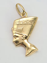 Load image into Gallery viewer, 0564: Vintage (1970&#39;s) 9ct Gold Egyptian Pharoah Charm/Pendant- excellent condition&nbsp;
