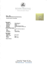 Load image into Gallery viewer, 2024: Vintage18ct Gold Diamond White Opals 3-Stone Straight Ring- a rare find
