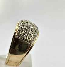 Load image into Gallery viewer, 0768 : Vintage: 9ct Gold 70 Round Cut Diamonds Dress Ring- 1ct of sparkling diamonds
