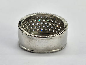 0572: Vintage: Magnificent 18ct White Gold (1.75ct)Diamonds Statement Ring- incredibly sparkly