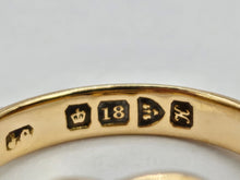 Cargar imagen en el visor de la galería, 0922: Antique: 18ct Gold &quot;Lovers-Knot&quot; Ring- Date- Mark 1910
