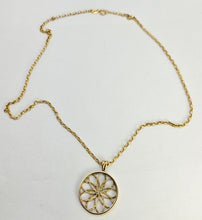 Load image into Gallery viewer, 0818: Vintage: 9ct Gold Necklace Diamond Pendant- beautifully paired
