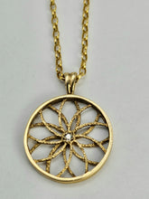 Load image into Gallery viewer, 0818: Vintage: 9ct Gold Necklace Diamond Pendant- beautifully paired
