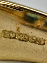 Load image into Gallery viewer, 1253: Vintage 9ct Gold Emeralds Diamonds Tiered Statement Ring- fabulous
