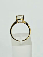 Load image into Gallery viewer, 0999: Vintage: 9ct Gold Amarillo Kunzite Diamonds Cocktail Ring- rare, lovely cut
