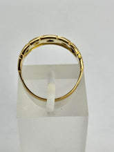 Cargar imagen en el visor de la galería, 1199b: Antique : Victorian 18ct Gold Sapphire Diamonds Ring- remarkable condition
