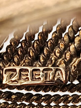 Load image into Gallery viewer, 1396: 9ct Woven Gold Cultured Pearl Turquoises Statement Ring
