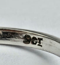 Load image into Gallery viewer, 1148: Vintage; 9ct Gold Large White Cabochon Cut Opal Ring
