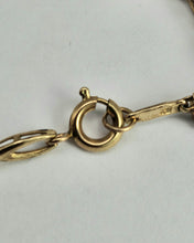 Load image into Gallery viewer, 1220: Vintage: 9ct Gold Amethysts Link Bracelet- tastefully understated
